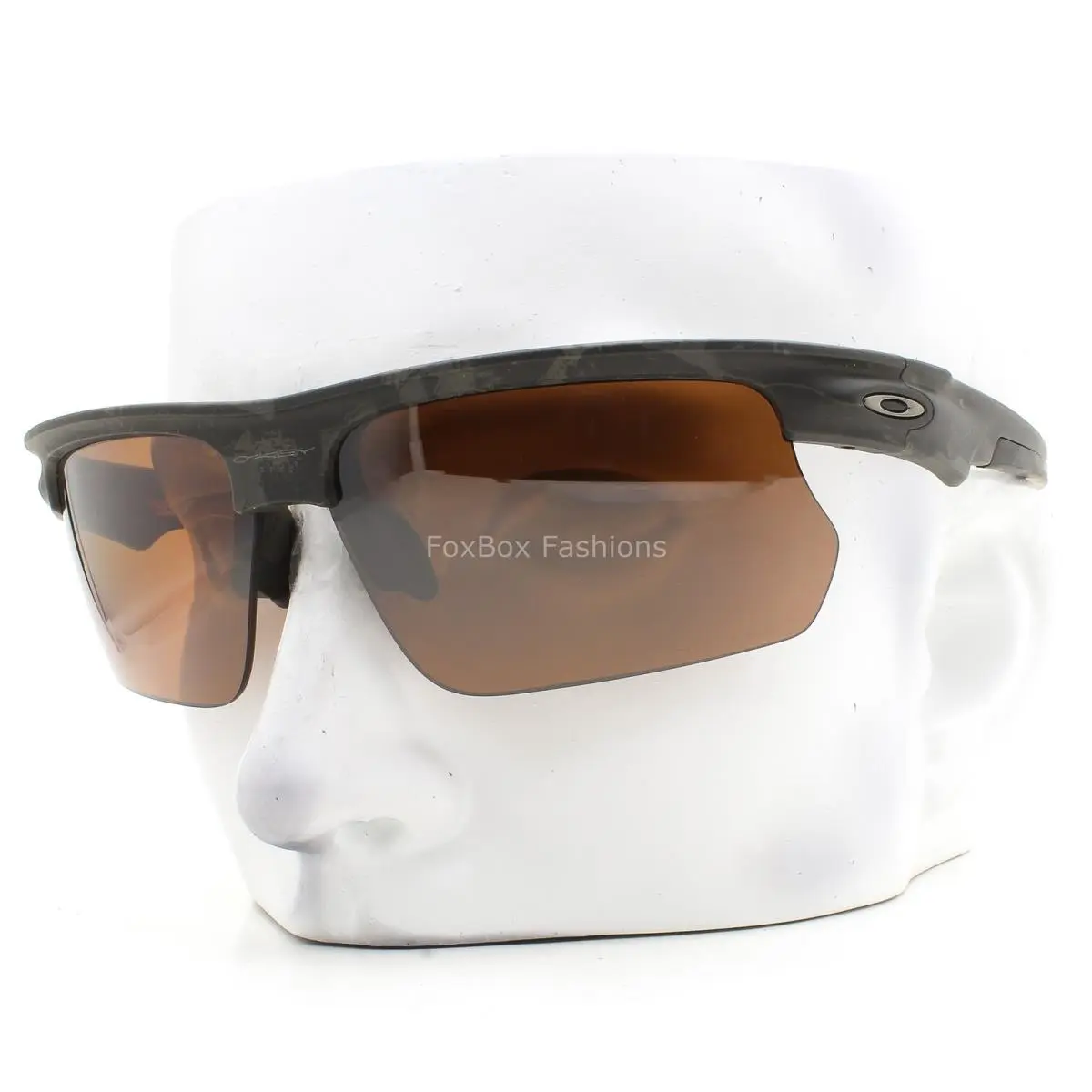 Oakley Bisphaera Sunglasses OO9400-0468 Matte Camo Prizm Tungsten Polarized Case