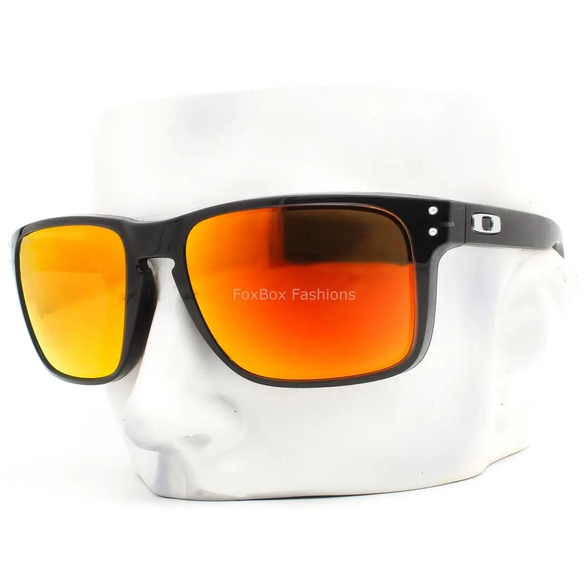 Oakley Holbrook XL Sunglasses OO9417-3259 Gloss Black Ink Prizm Ruby Polarized - Frame: Black, Lens: Ruby, Logo: Silver