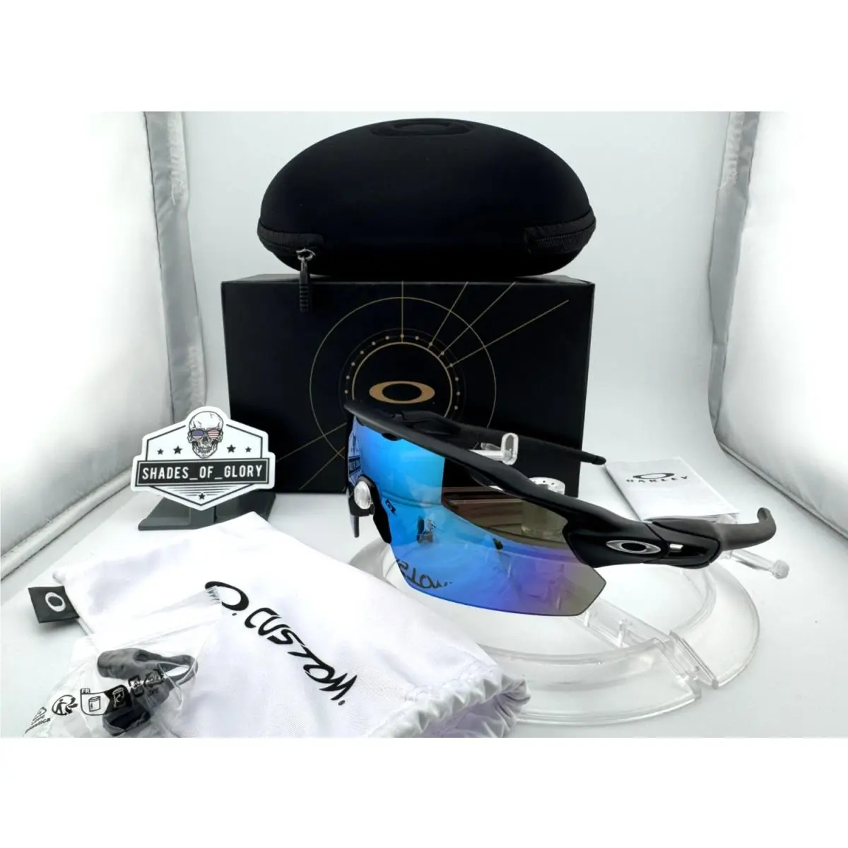 Oakley Radar EV Pitch Matte Black W/ Prizm Sapphire Iridium Polarized Sunglasses