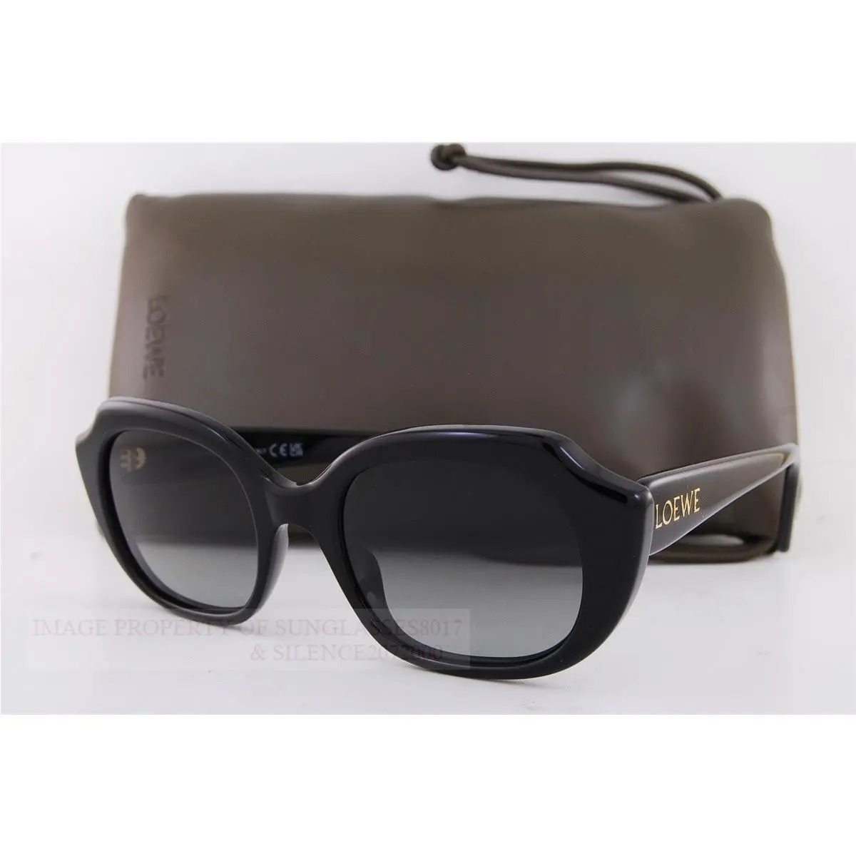 Loewe Sunglasses LW 40191I 01B Black/ Gradient Gray For Women