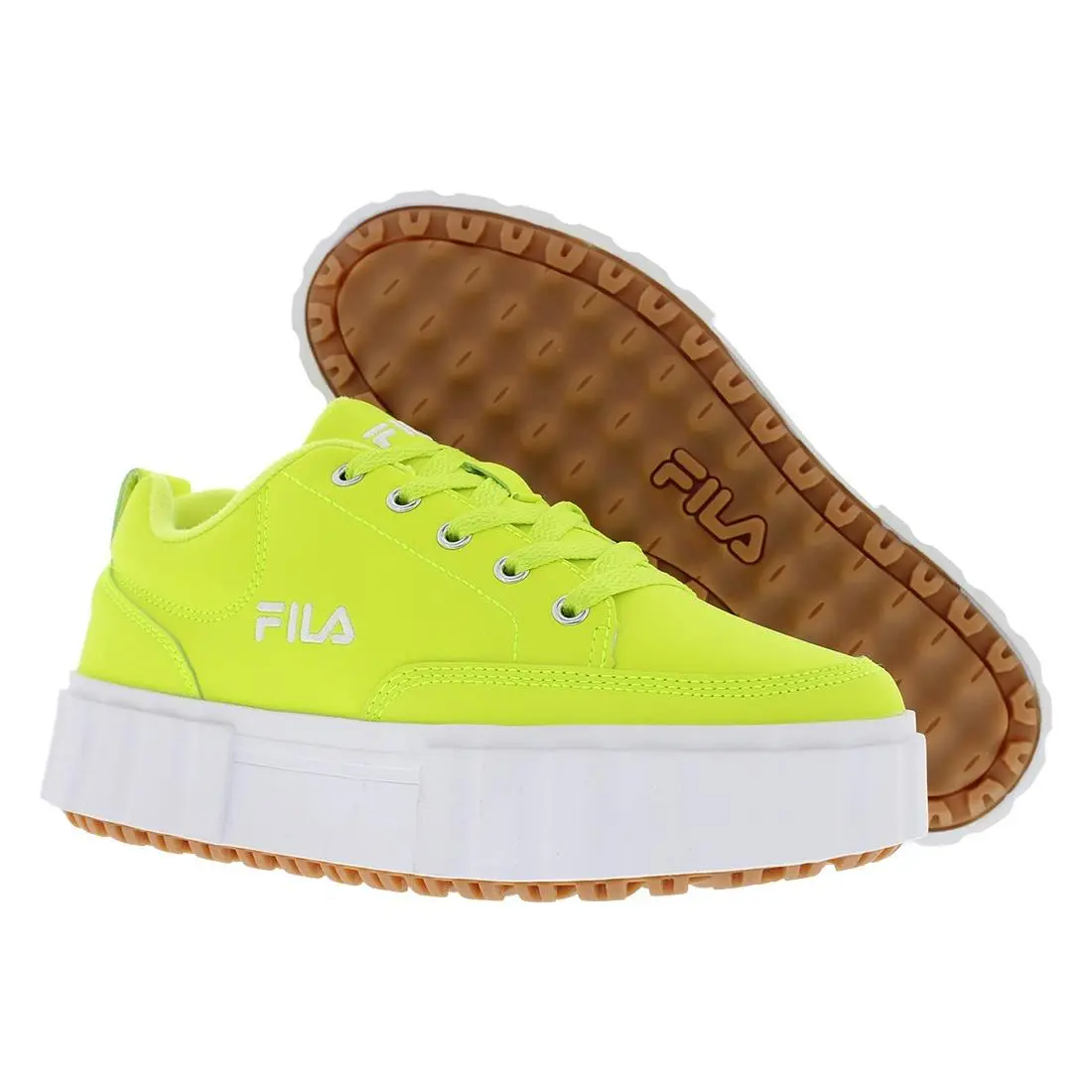 Fila shoes - Safety Yellow/Safety Yellow/White, Main: Yellow 4