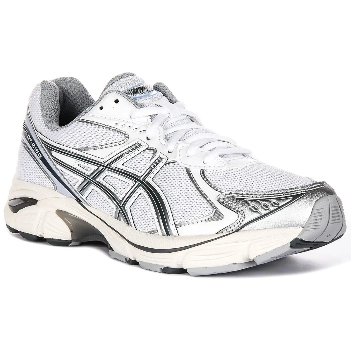 Asics GT-2160 Gel Tech Wave Mesh Lace Up Mens Trainer In White Grey US 9 - 14