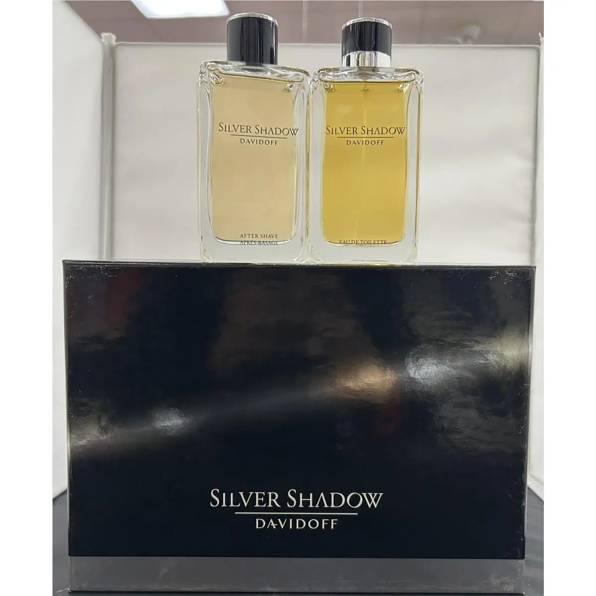 Silver Shadow Davidoff Mens 2 PC Gift Set 100 ML Edt/s +100 ML AS - Rare