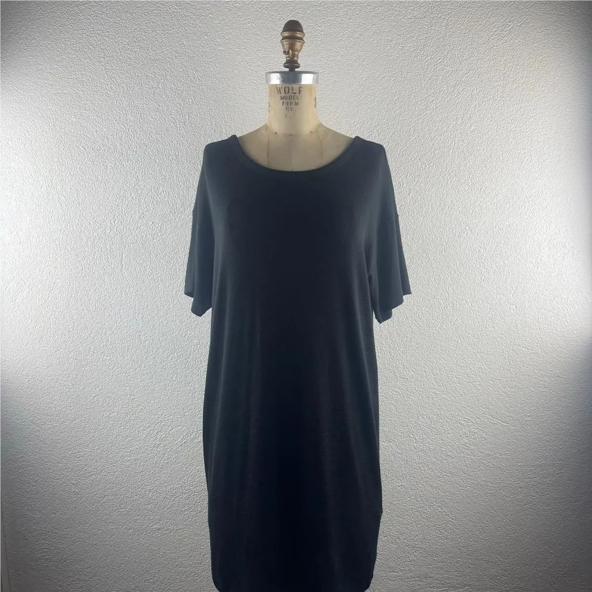 Rag Bone NY l S The Knit Open Back Scoopneck Casual Relaxed Stretch Mini Dress