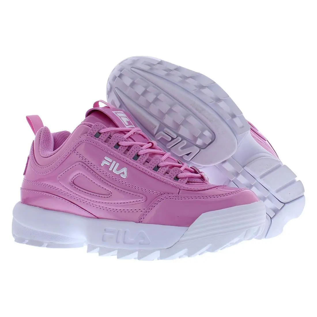 Fila Disruptor II Premium Metallic Womens Shoes Size 6.5 Color: Lady