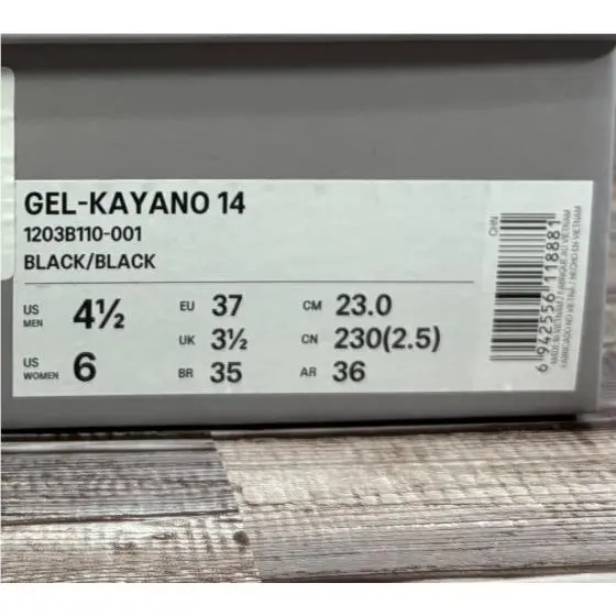 Asics shoes - Asics Gel Kayano 14 - Gel Kayano - Gel Kayano 14 - Black 1