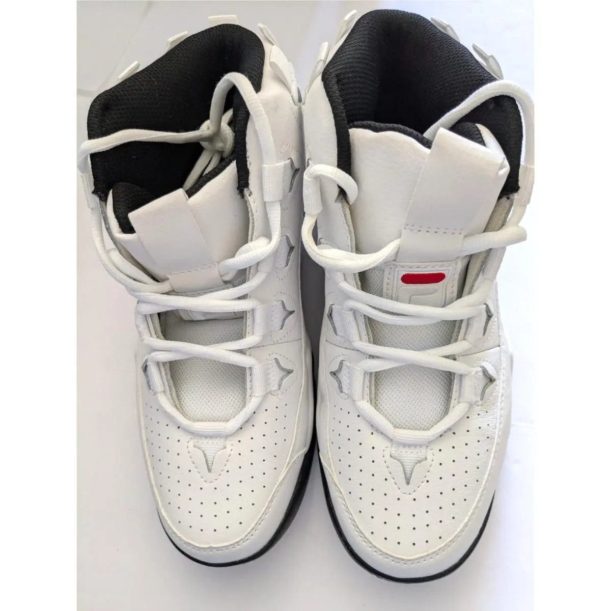 Men`s Fila The 95 Sneakers Size 8 Usa 7 UK 41 Eur White/black