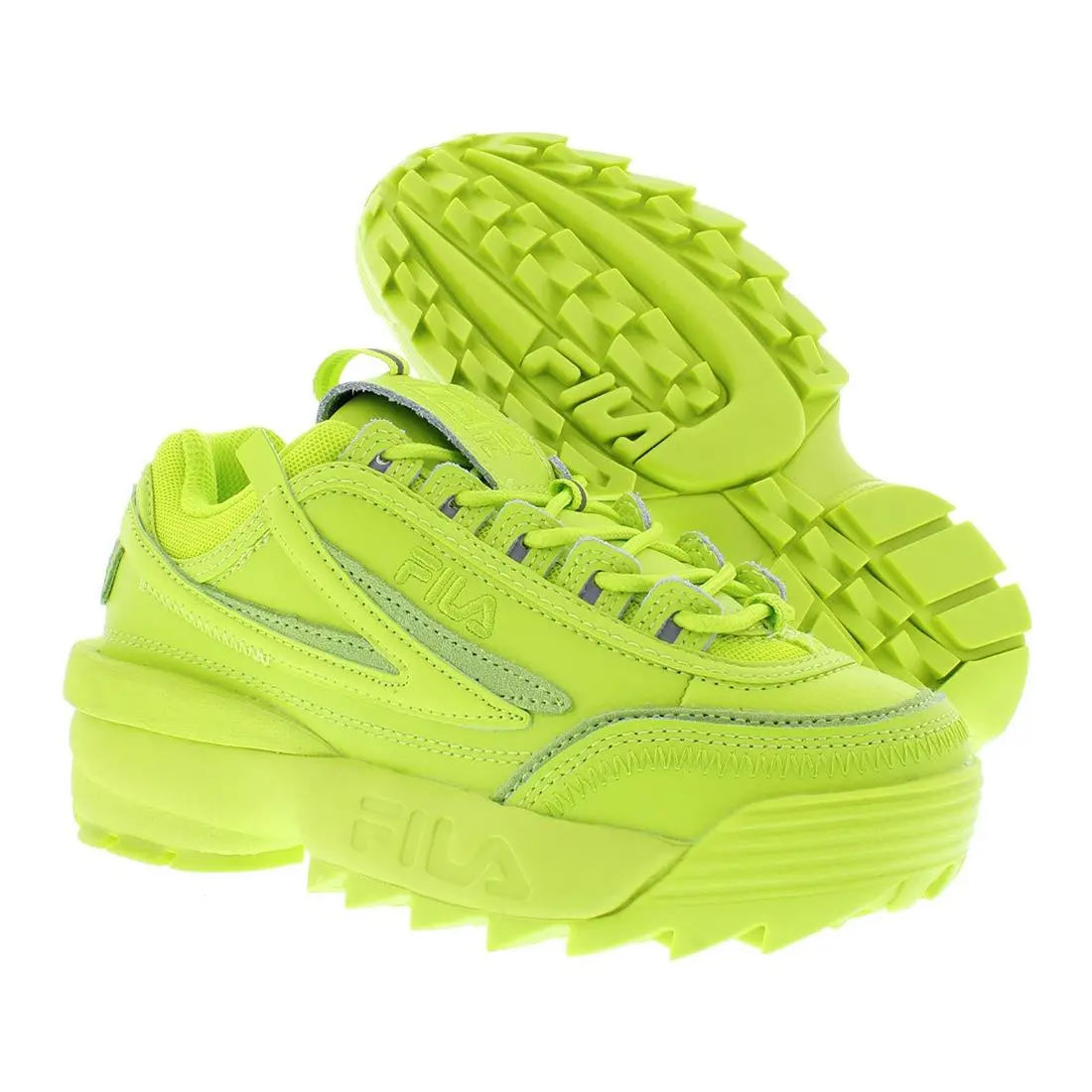 Fila Disruptor Ii Exp Boys Shoes Size 6 Color: Neon