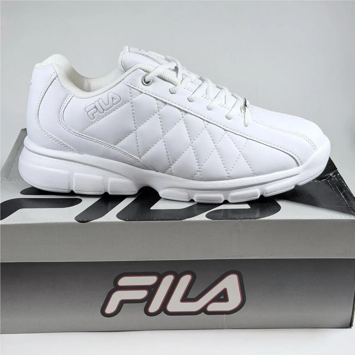 Fila Fulcrum 3 Size-11.5 Mens White Fashion Sneakers
