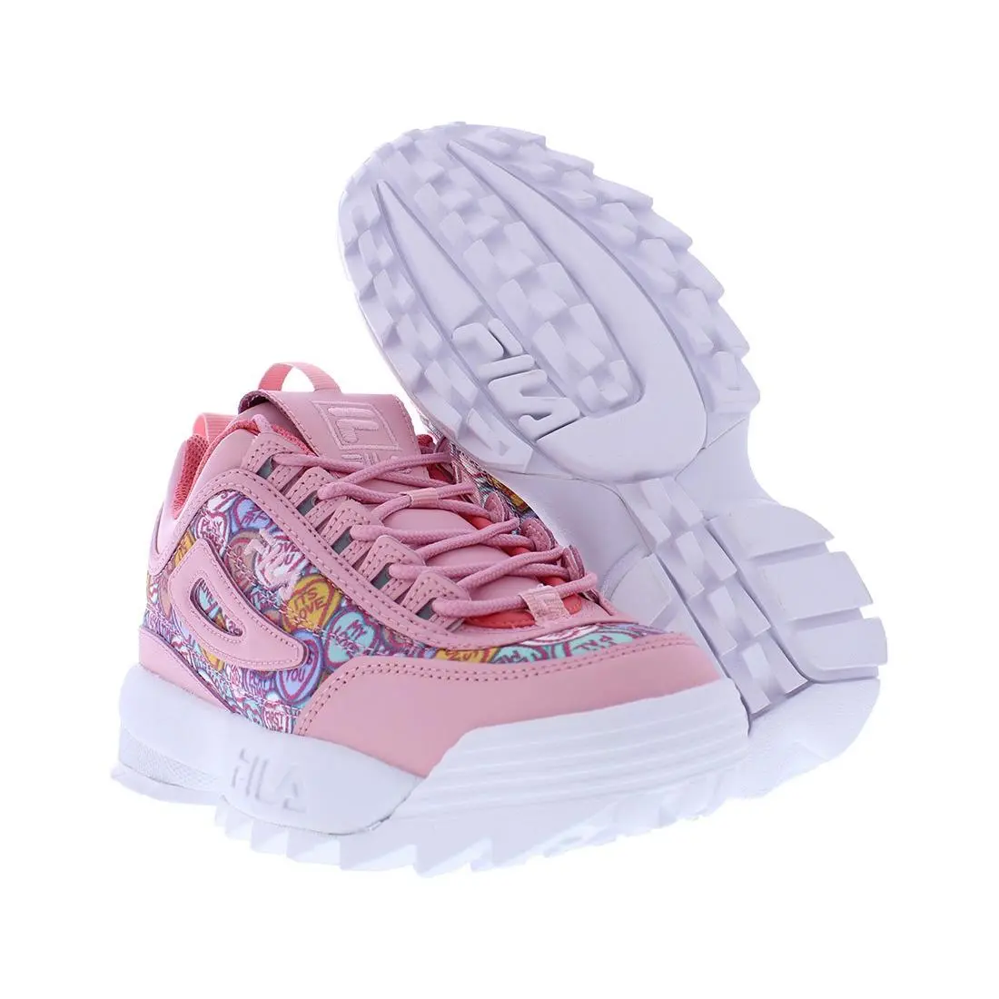 Fila Disruptor II Valentine`s Day Womens Shoes Size 7.5 Color: