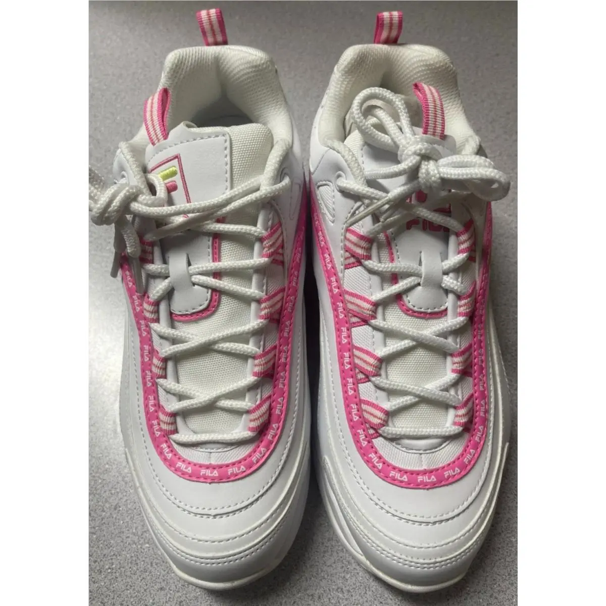 Fila shoes - Pink White (UPC: 723567010458) 2