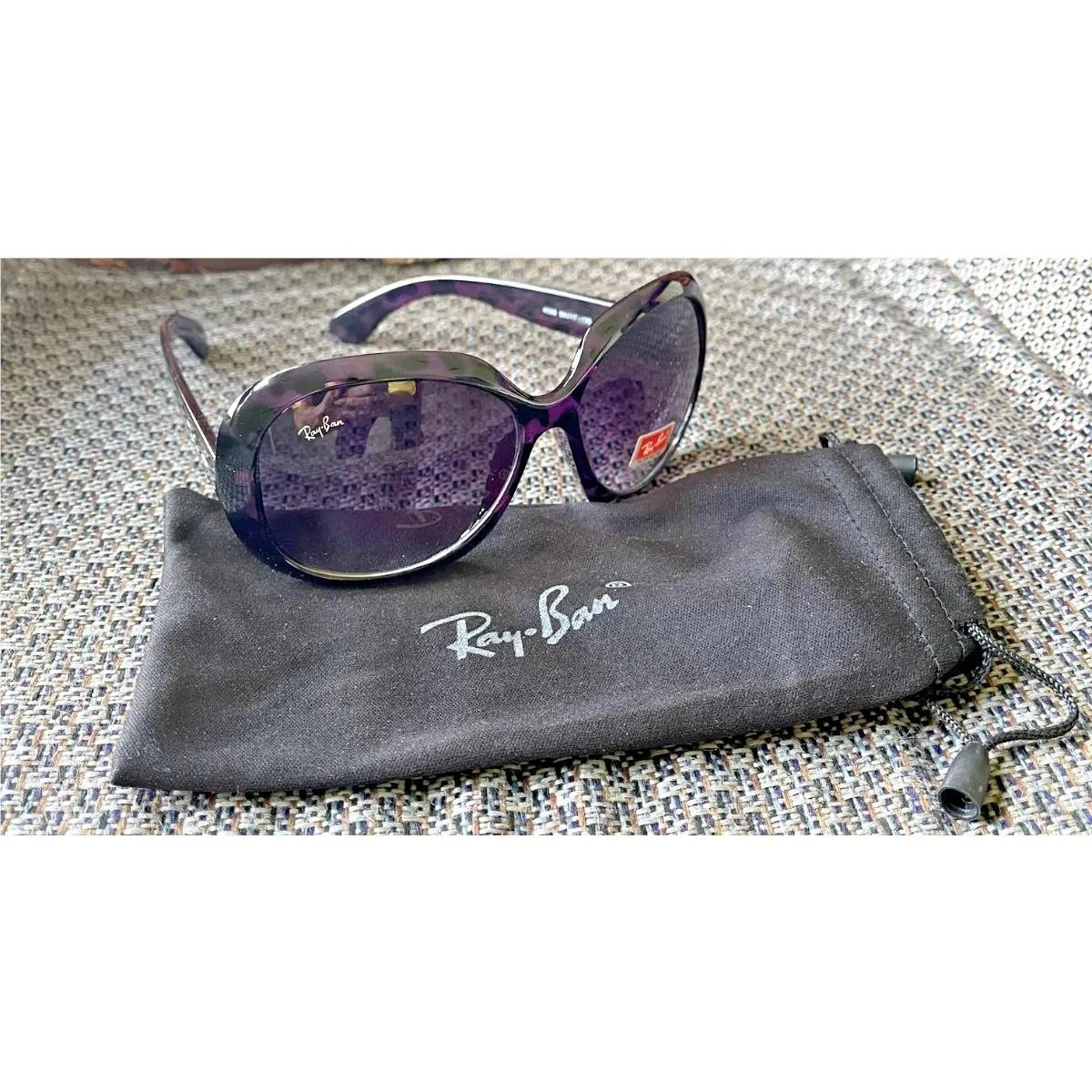Ray-ban Purple Tortoise Shell Butterfly Sunglasses Havana 4098