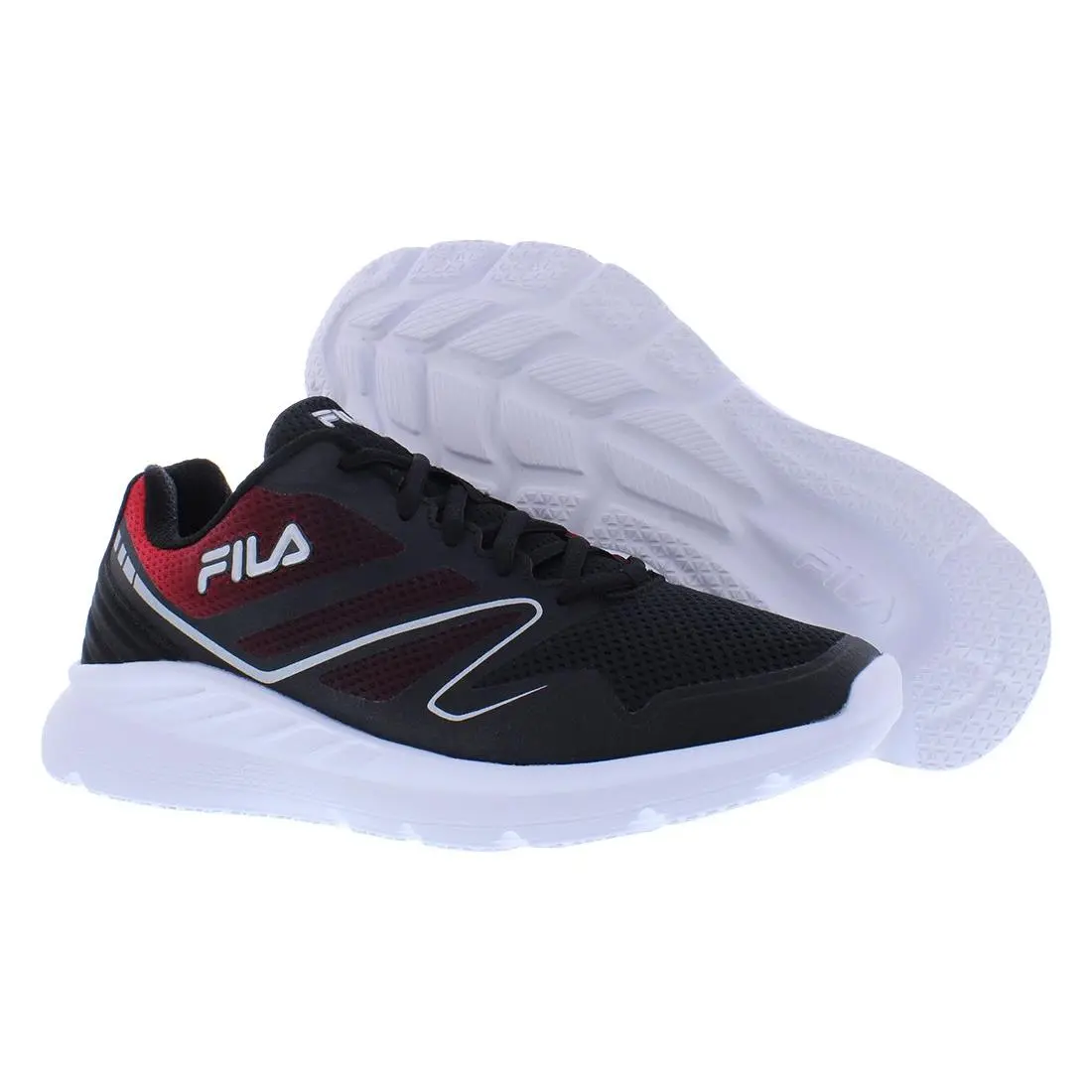 Fila Memory Panorama 8 Mens Shoes Size 9.5 Color: Black/red