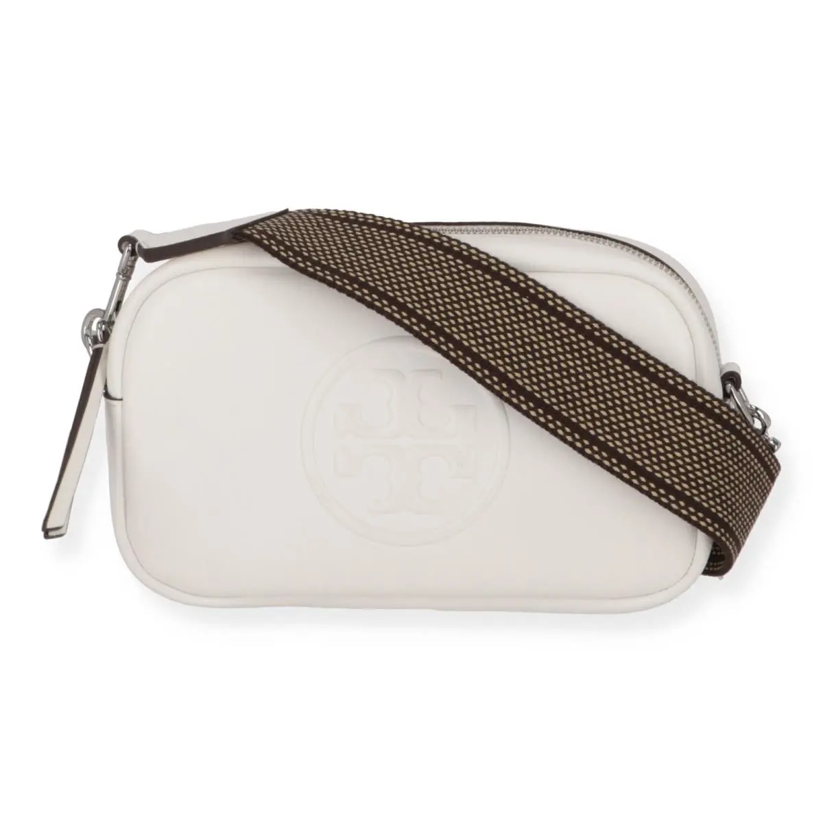 Tory Burch Womens White Crossbody