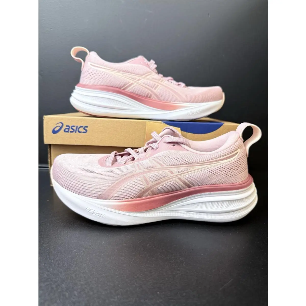 Asics Women’s Size 11 Shoes Gel-pulse 17 White Pearl Pink Running Gym Sneaker