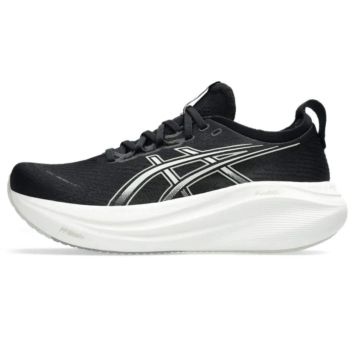 Asics Women`s Gel-nimbus 27 Running Shoes 8.5 Black/lake Grey