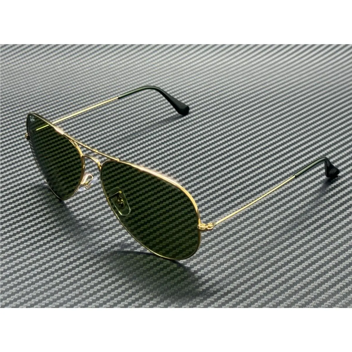 Ray Ban RB3025 001 4E Arista Gold Green 62 mm Unisex Sunglasses