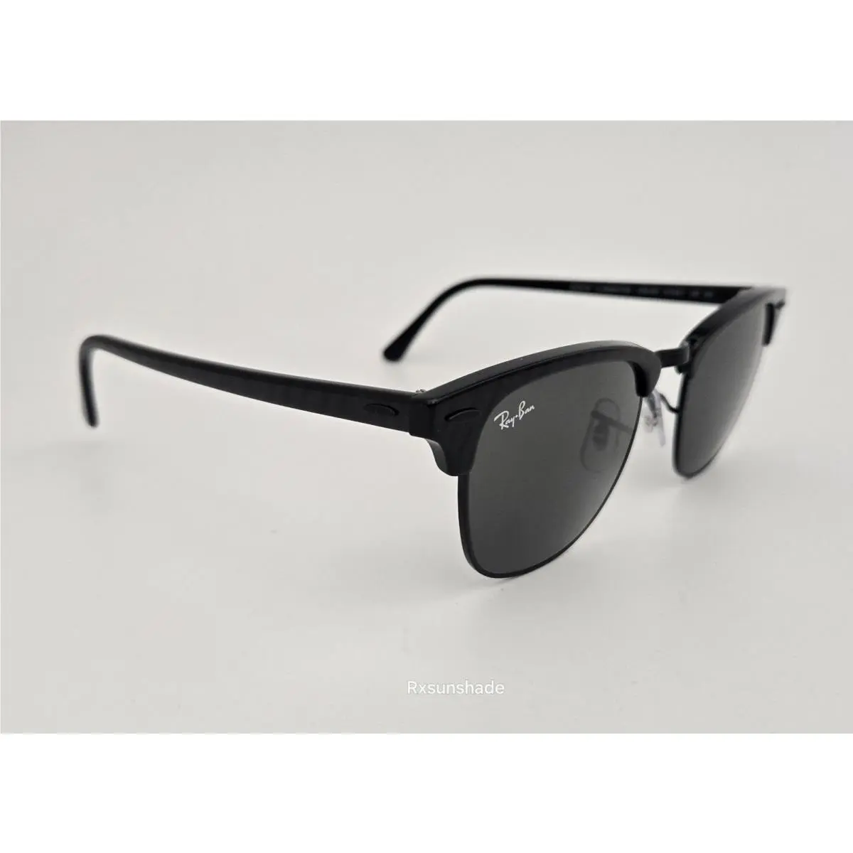 Ray Ban Sunglasses 3016 Club Master Color 1305/B1 Black Size 51 Square