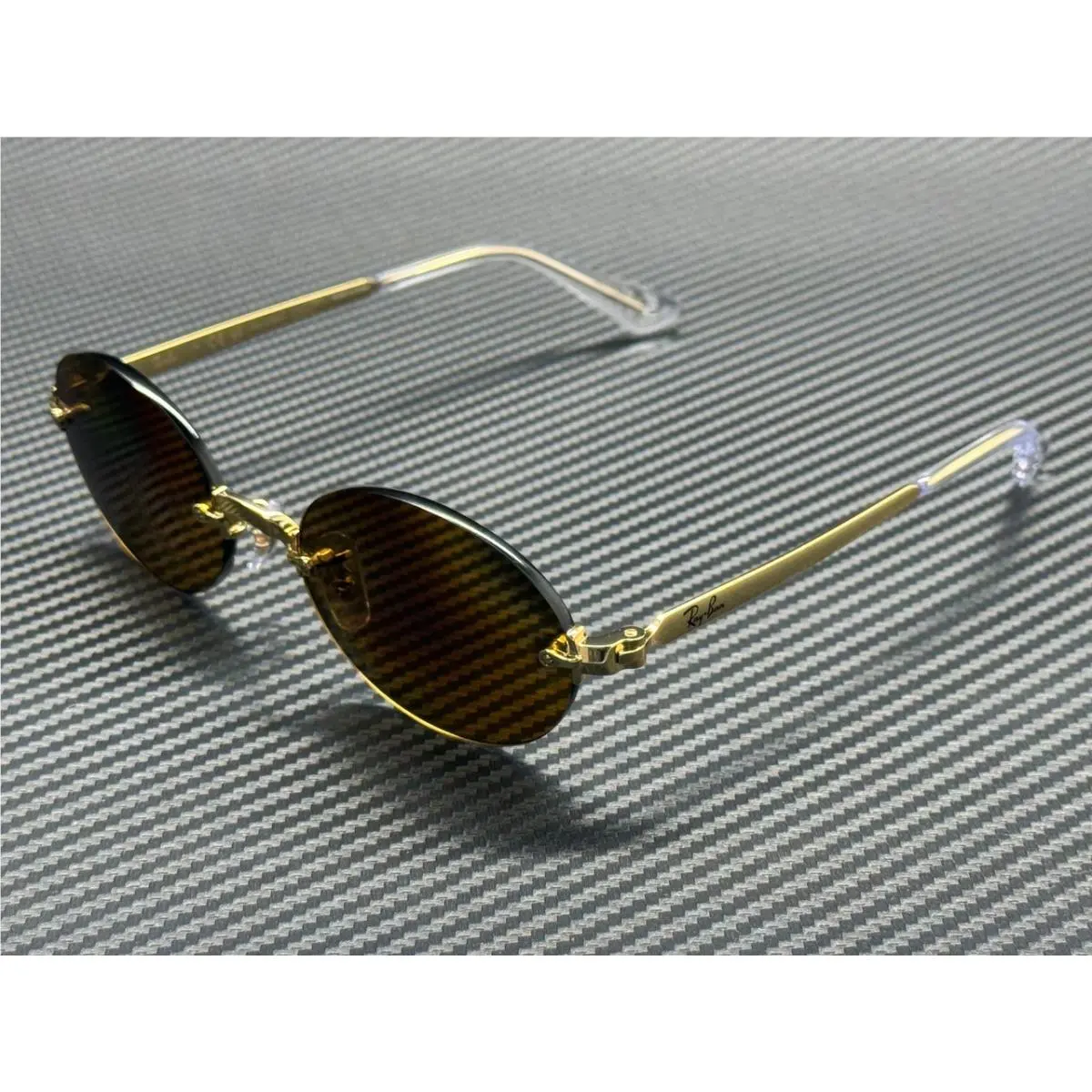 Ray Ban RB3929 001 83 Arista Gold Dark Brown Polarized 54 mm Unisex Sunglasses