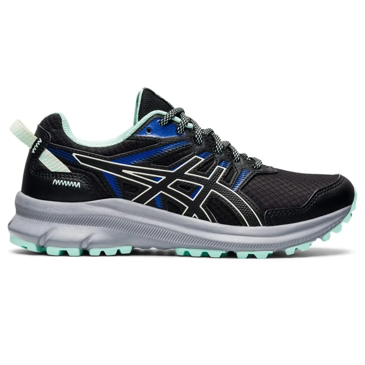 Asics Women`s Trail Scout 2 Trail Shoes 8 US Black/birch Rare Color