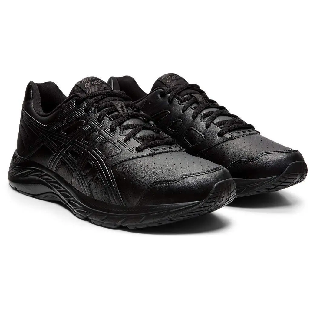 Size 11 - Asics Men`s Gel-contend 5 SL Shoes Black/graphite Grey 1131A036-001