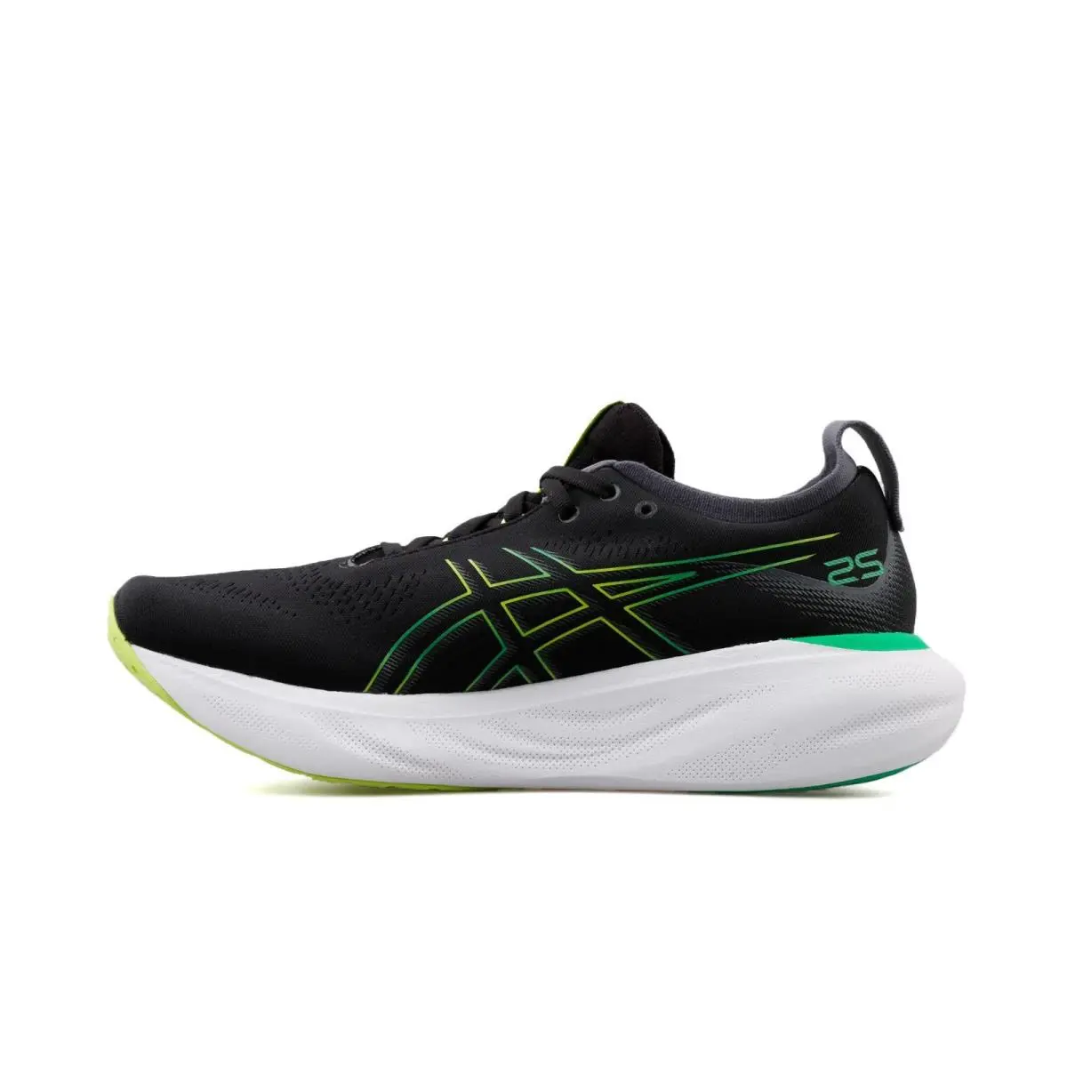Asics shoes - ASICS GEL-Nimbus 25 - 1011B547003 - Black/Lime Zest 0
