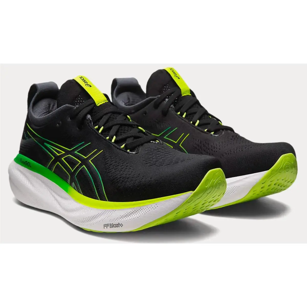 Asics shoes - ASICS GEL-Nimbus 25 - 1011B547003 - Black/Lime Zest 1