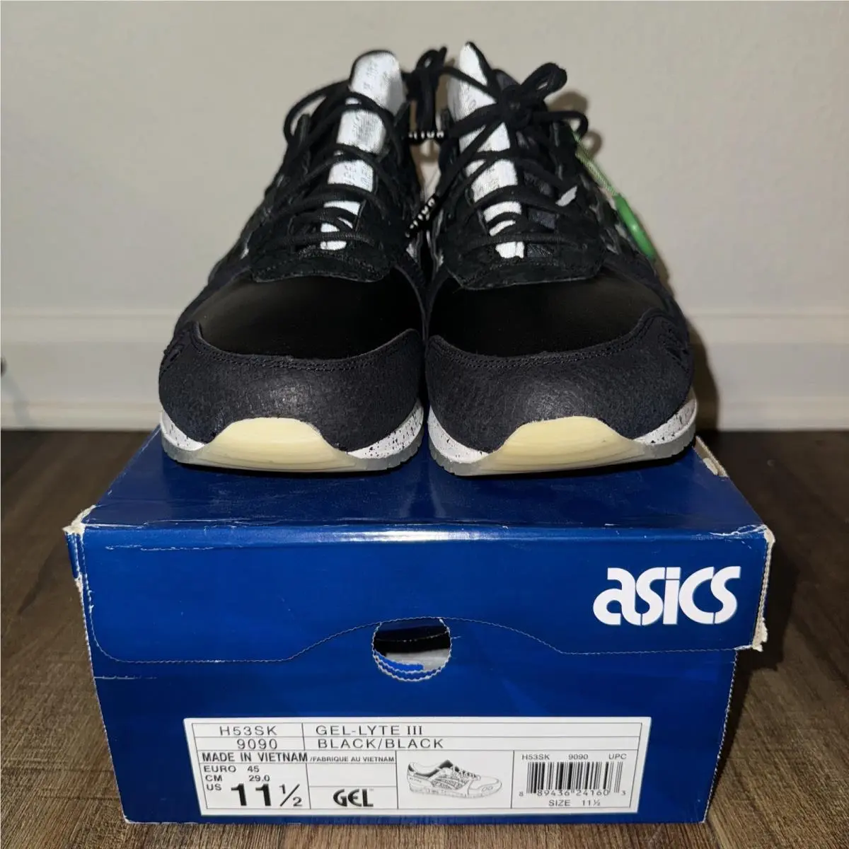 Asics shoes - ASICS Gel Lyte 3 - Gel Lyte - H535K-9090 - Black, Manufacturer: Black/Silver 4