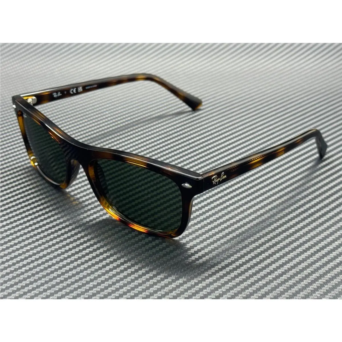 Ray Ban RB2226 710 31 Havana Green Unisex 57 mm Sunglasses