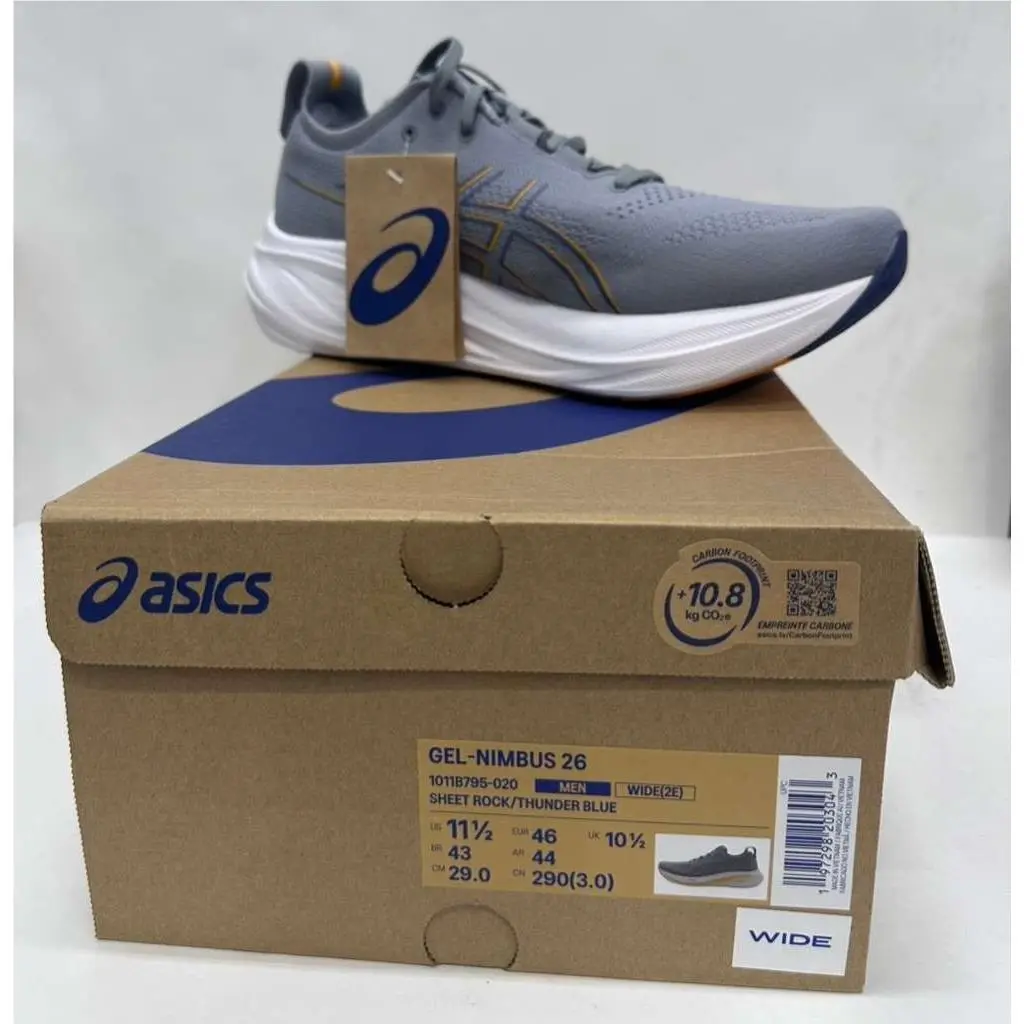 Asics shoes - Sheet Rock/Thunder Blue 4