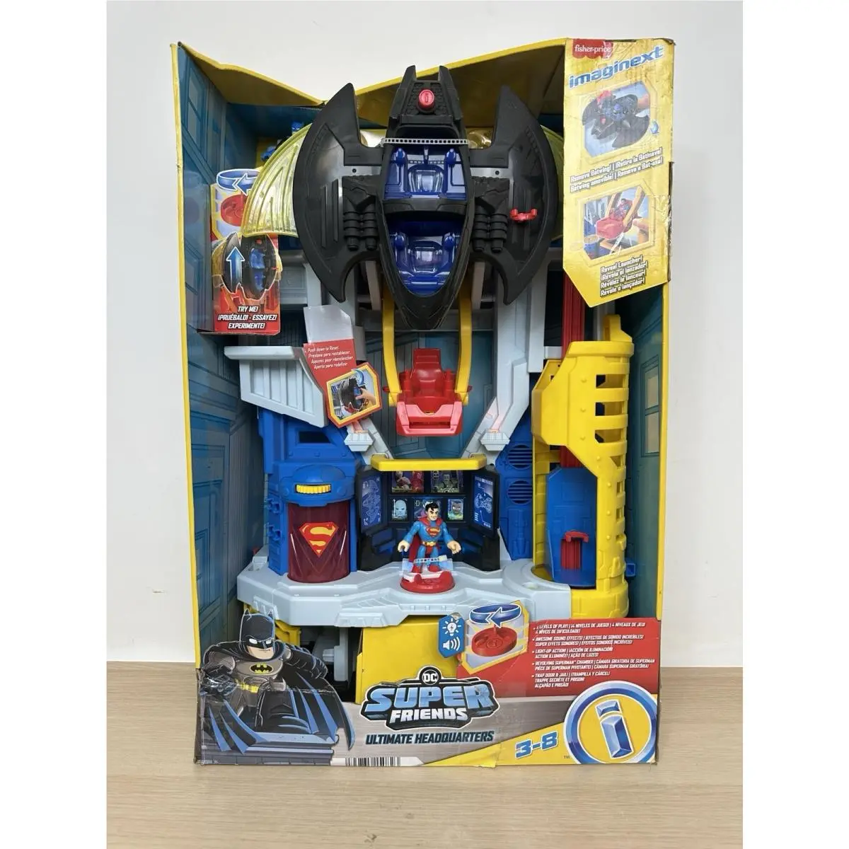 Fisher-price Imaginext DC Super Friends Ultimate Headquarters w/ Batman/superman