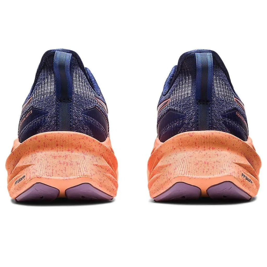 Asics shoes - ASICS Novablast 3 - Novablast - 1012B410400 - Indigo Blue/Papaya 3