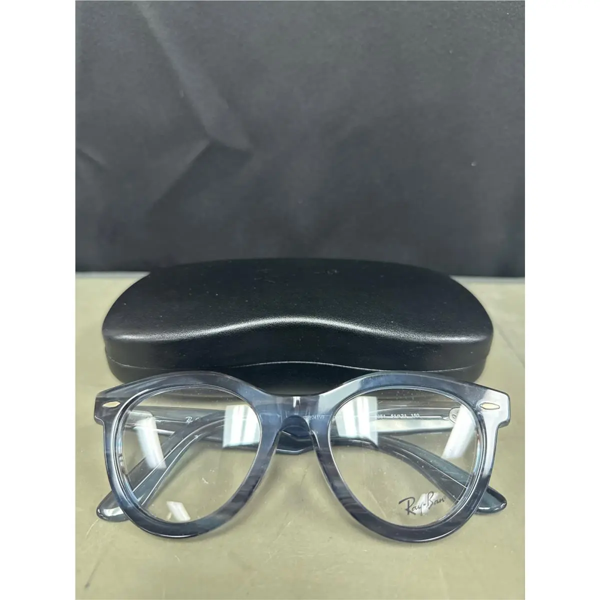 Ray-ban RX2241VF Wayfarer Way Asian Fit 8361 Men`s Glasses Blue Size 51 - Blue 1