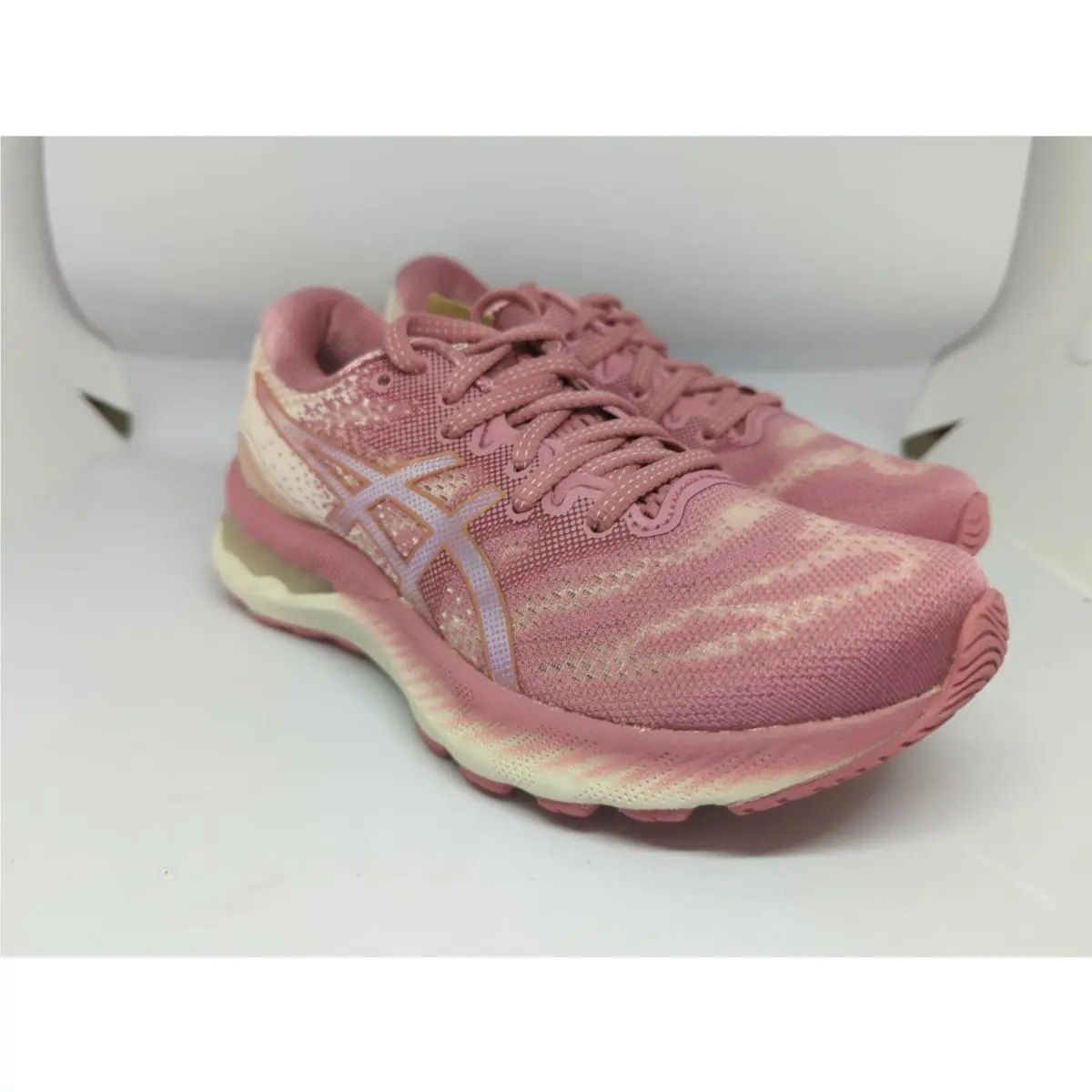 Asics Gel Nimbus 23 Shoes Womens Smokey Rose Pure Bronze Sz 5 1012A885-708