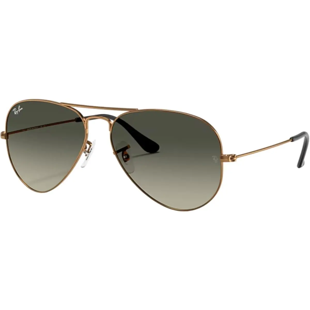 Ray-ban Adult Aviator Gradient Polished Bronze/grey Gradient 58mm Sunglasses