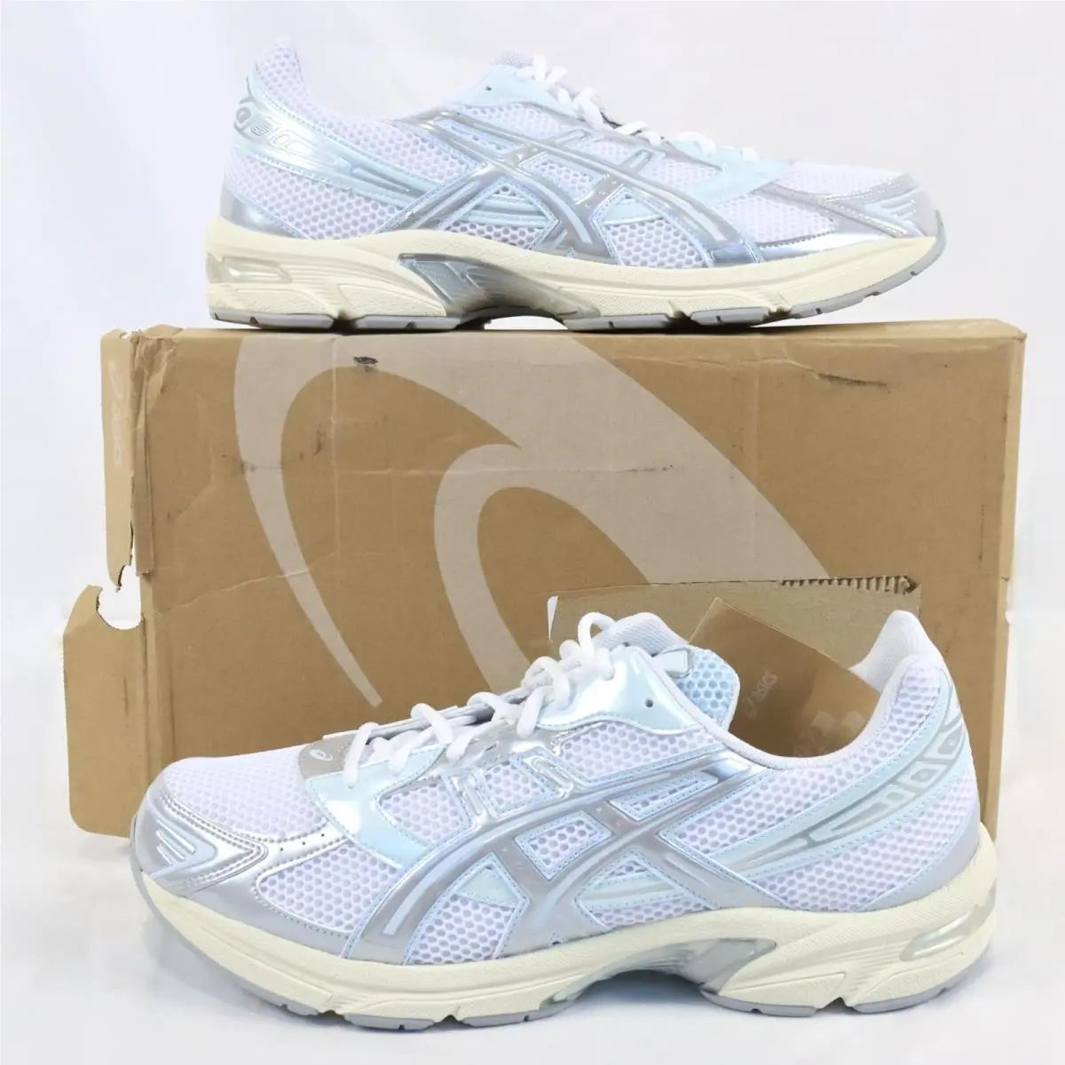 Asics GEL-1130 Running Sneakers In White/sky Men`s Size 13 1203B104-100