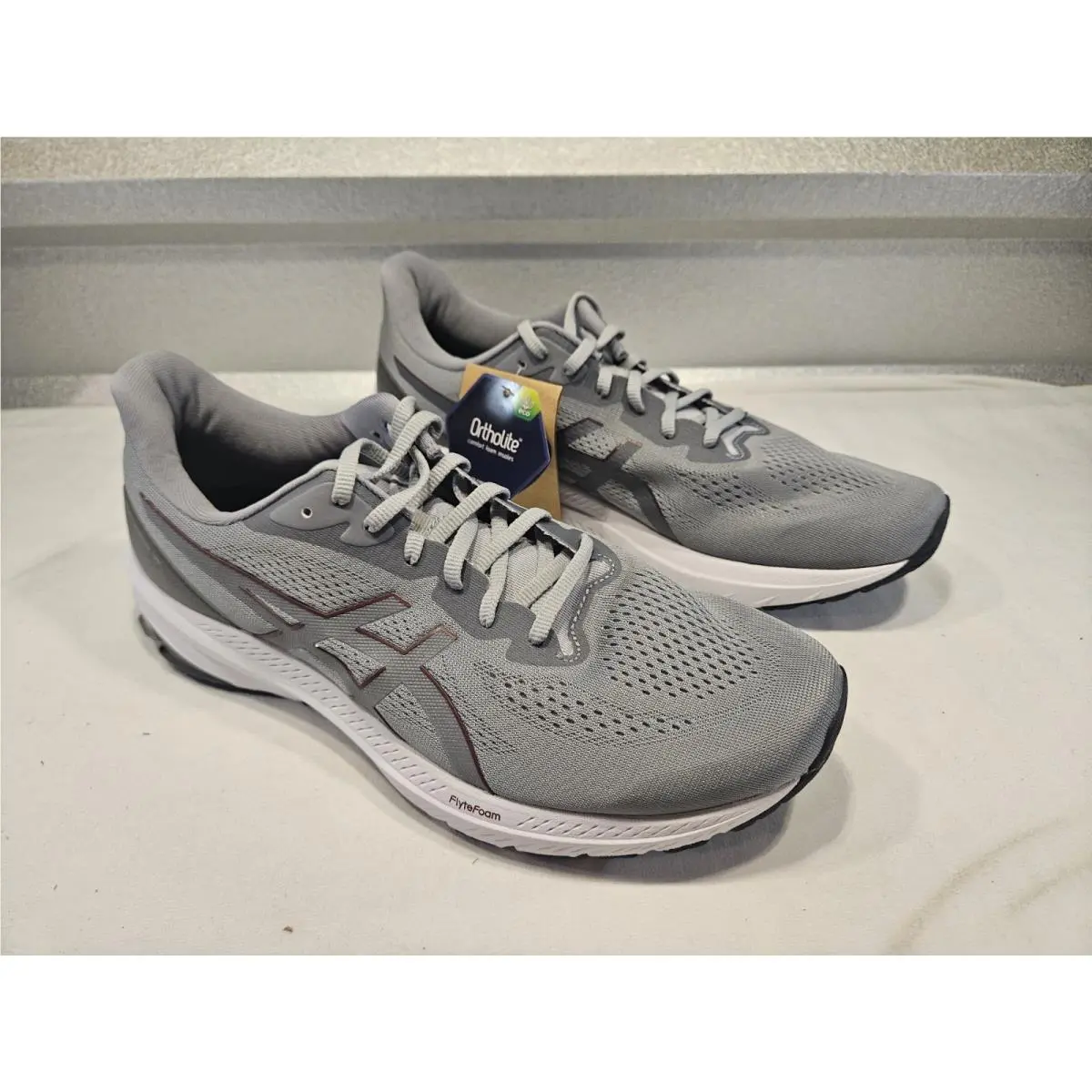 Asics shoes - 1011B631020 - 1011B631-020 - Red Grey 1