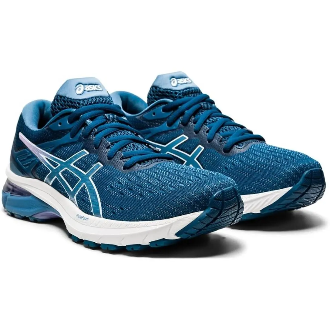 Asics GT-2000 9 Women`s Running Shoes Size 9.5 M Mako Blue/ Grey Floss