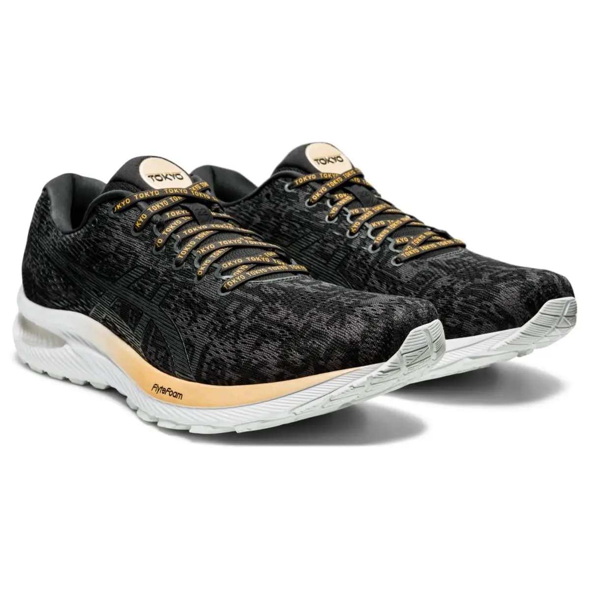 Asics Gel-cumulus 22 Tokyo Men`s Running Shoes Black/graphite Grey 10 M