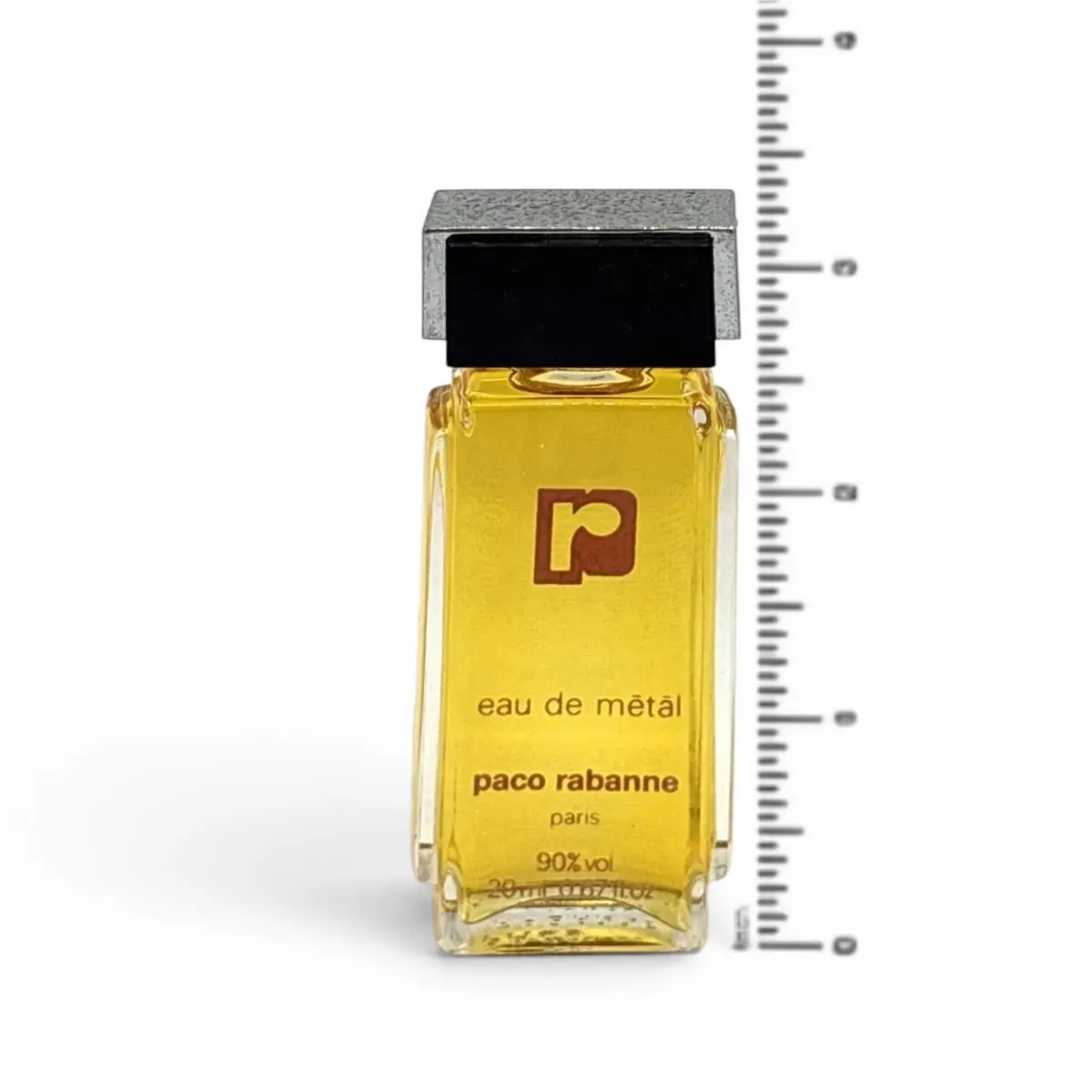 Eau de Metal by Paco Rabanne 0.67 oz 20 ml 90% Vol Vintage 1980