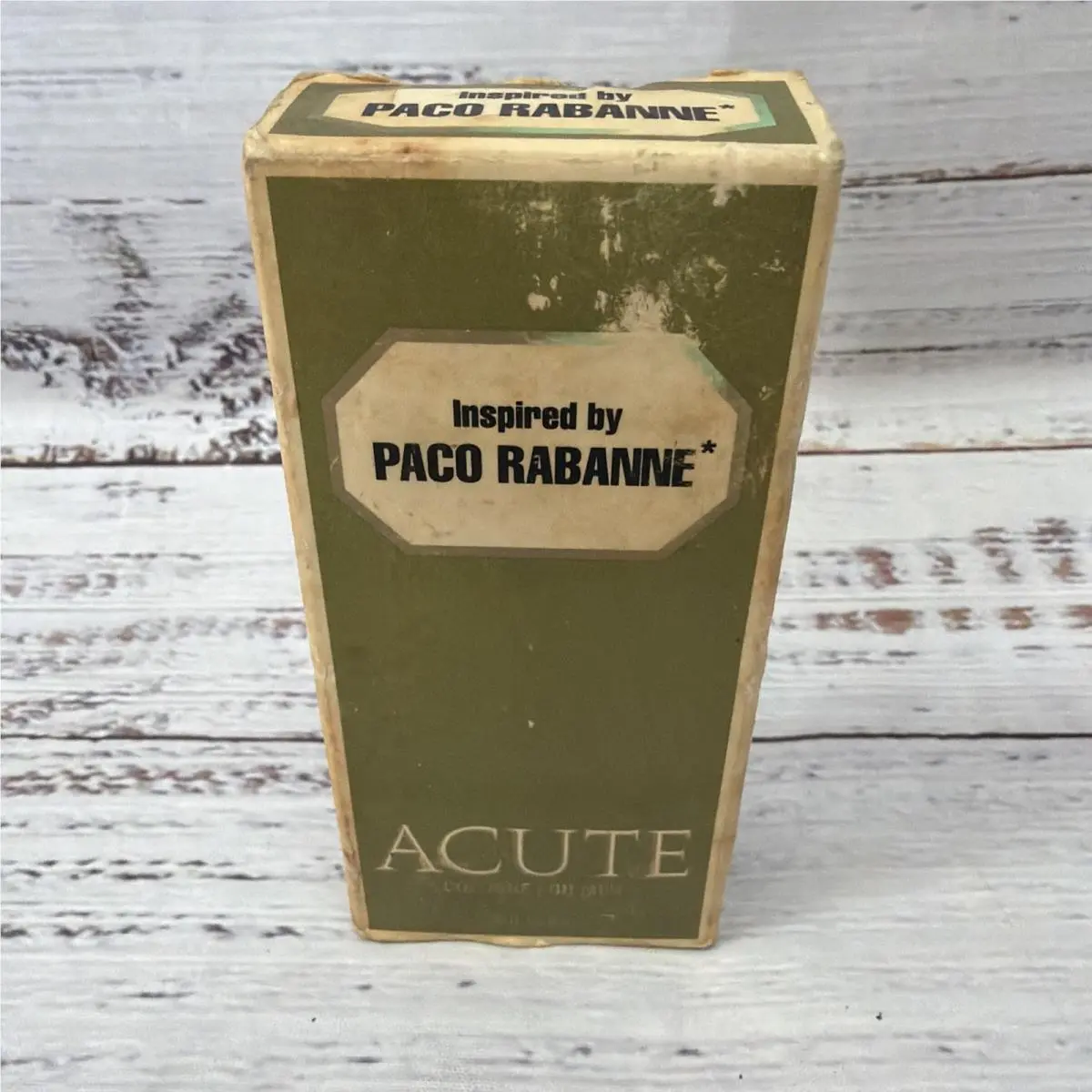Paco Rabanne - Acute - Vintage Cologne For Men Bottle