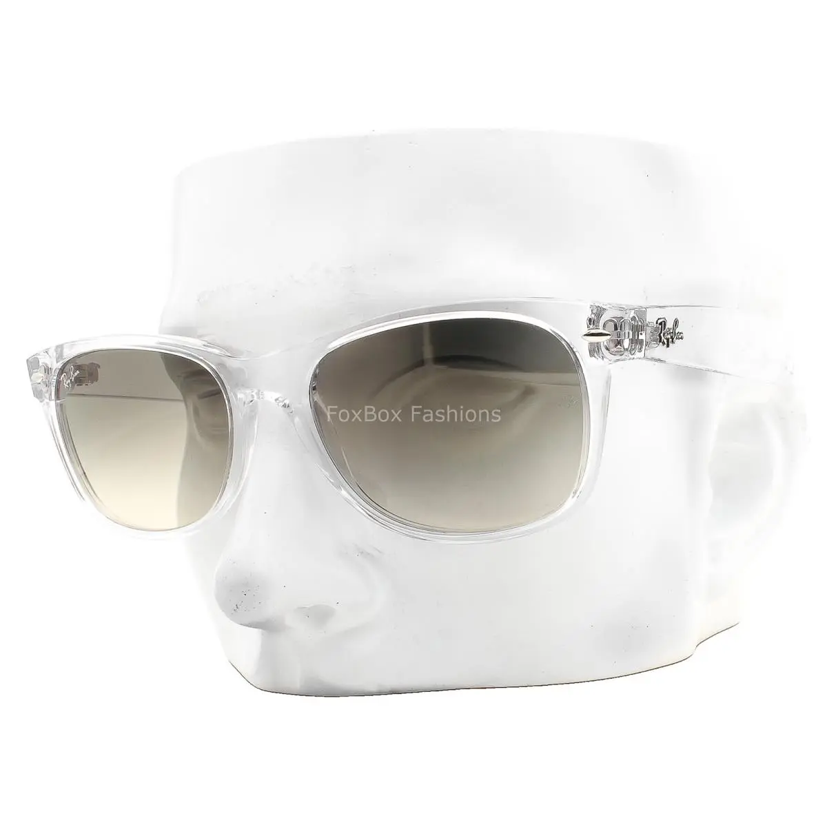 Ray-ban Wayfarer Sunglasses RB2132 6774/32 Crystal Clear 55mm W/case