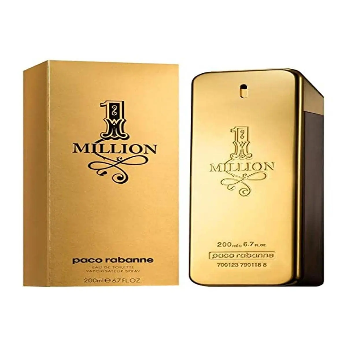Paco Rabanne 1 Million Eau de Toilette Men Spicy Woody Scent 6.8 oz Spray