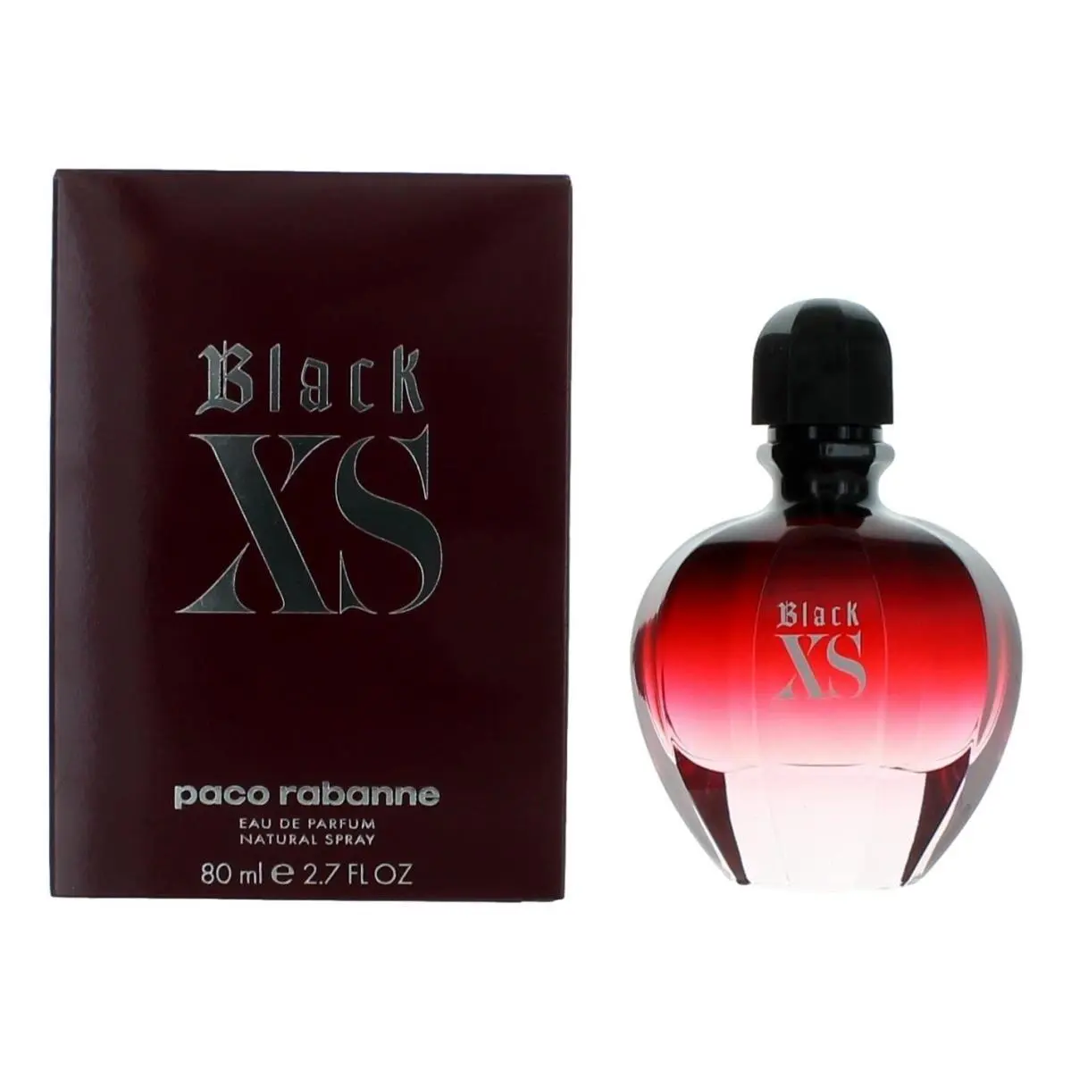 Paco Black XS Eau de Parfum Women Fruity Floral Woody Scent 2.7 oz Spray