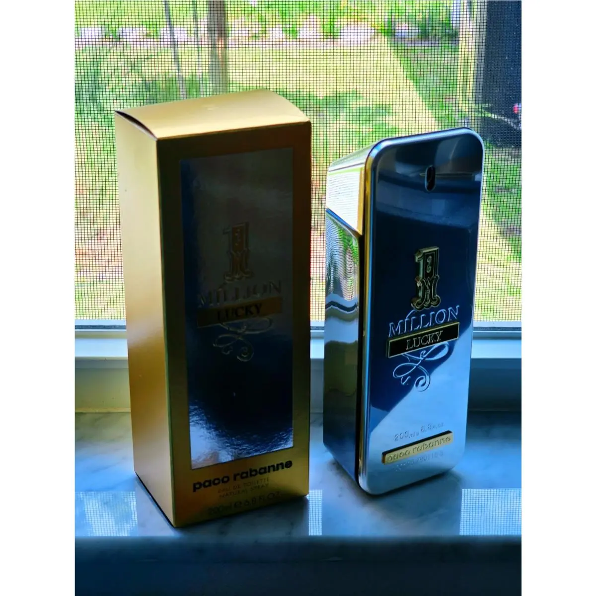 1million Lucky By  6.8 Oz. 200ml Eau de Toilette Spray Men by Paco Rabanne