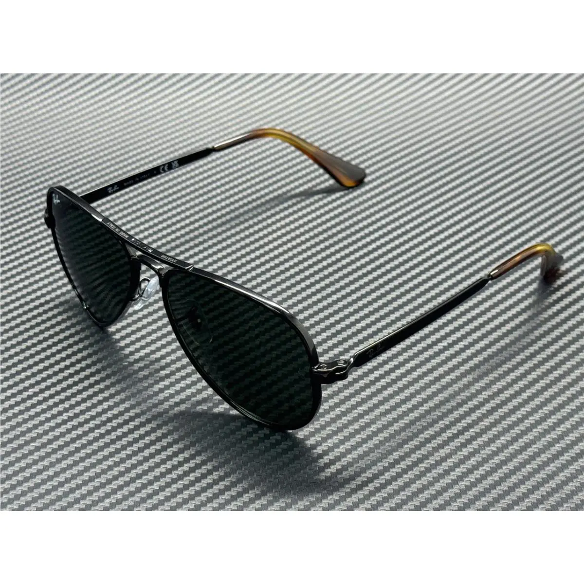 Ray Ban RB3925 002 31 Black Green Unisex 58 mm Sunglasses