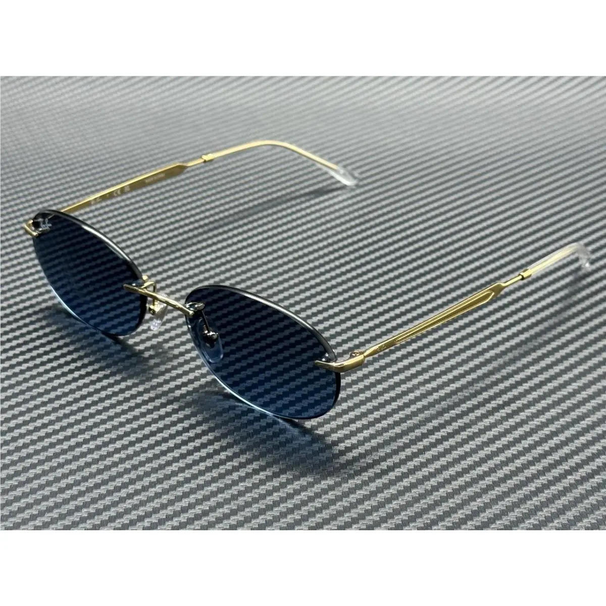 Ray Ban RB3767 001 4C Arista Gold Blue Gradient Unisex 54 mm Sunglasses