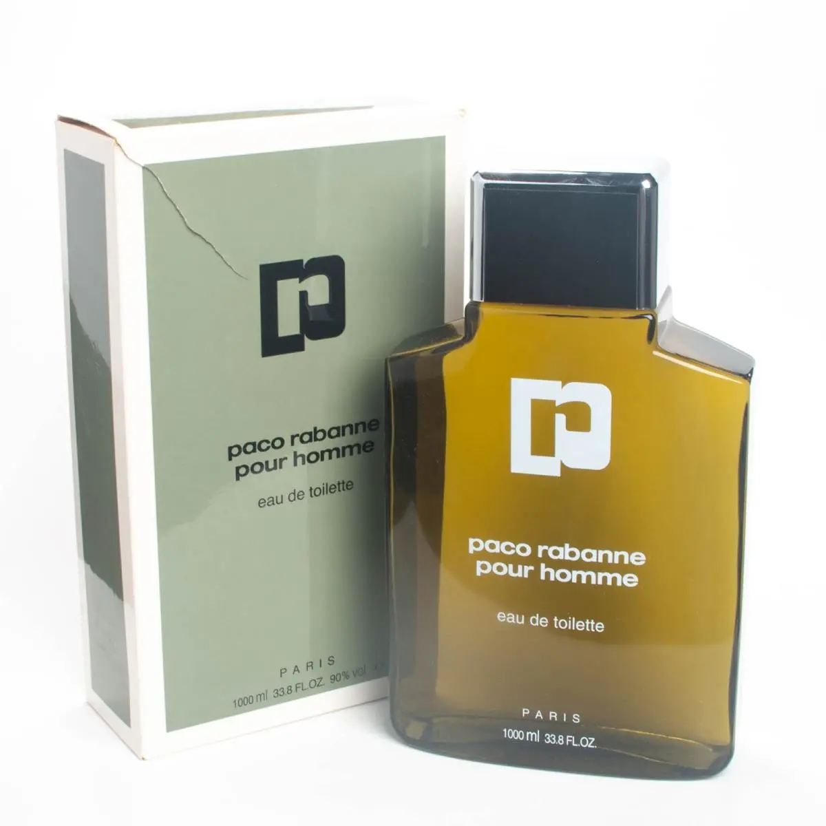 Paco Rabanne Pour Homme Edt Giant 1000ml 33.8OZ Splash Vintage Version