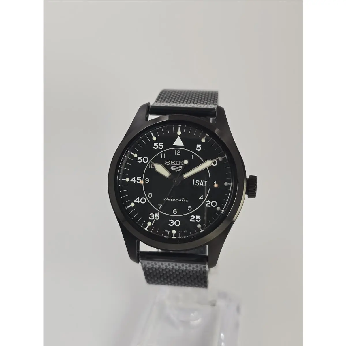 Seiko 5 Sports SRPH25K1 Automatic Watch Men`s Steel Bracelet