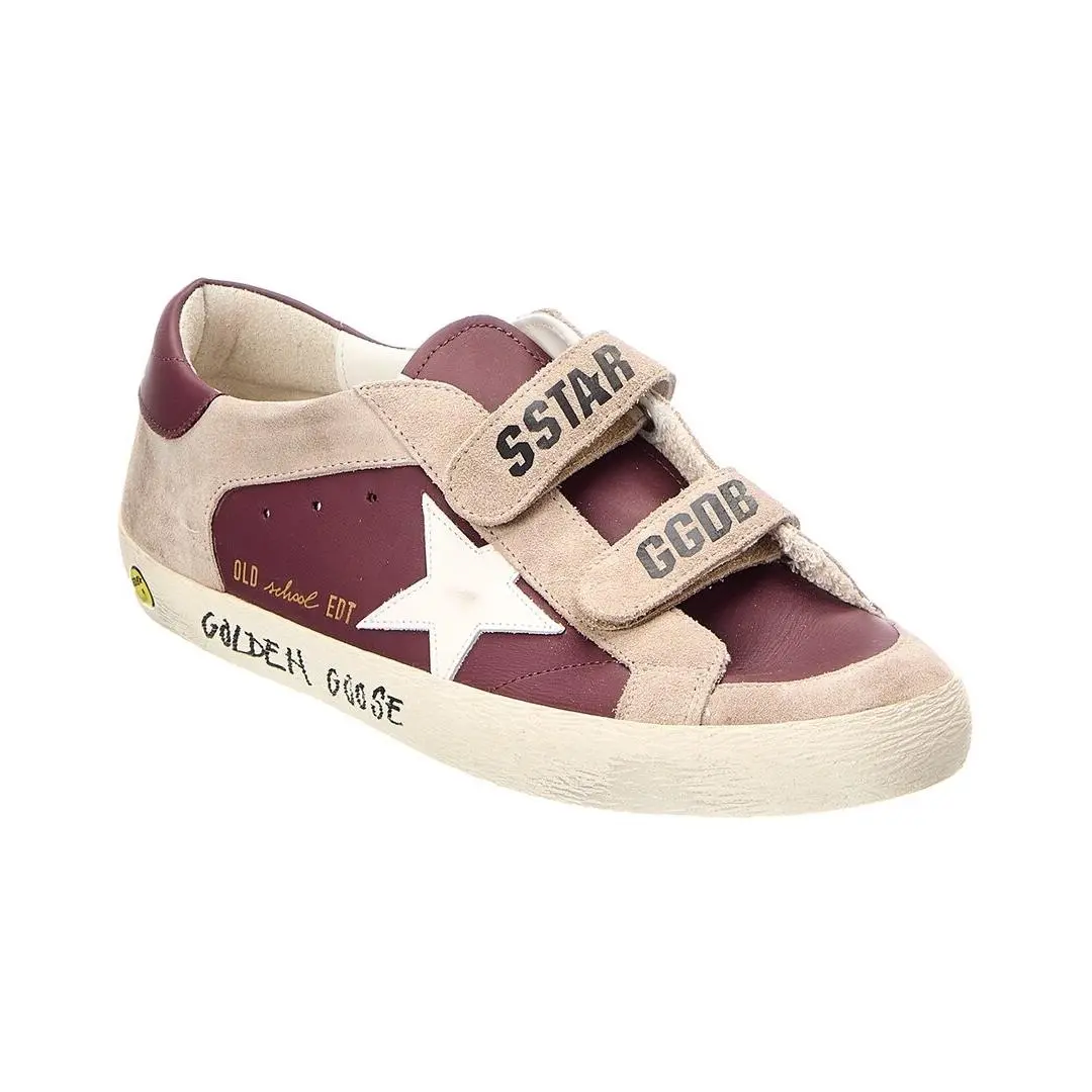 Golden Goose Leather Suede Sneaker Red 34
